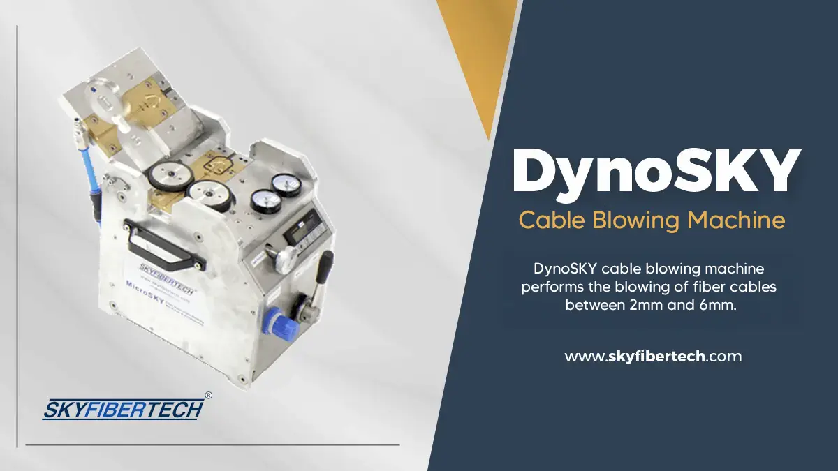 dynoSky cable blowing machine