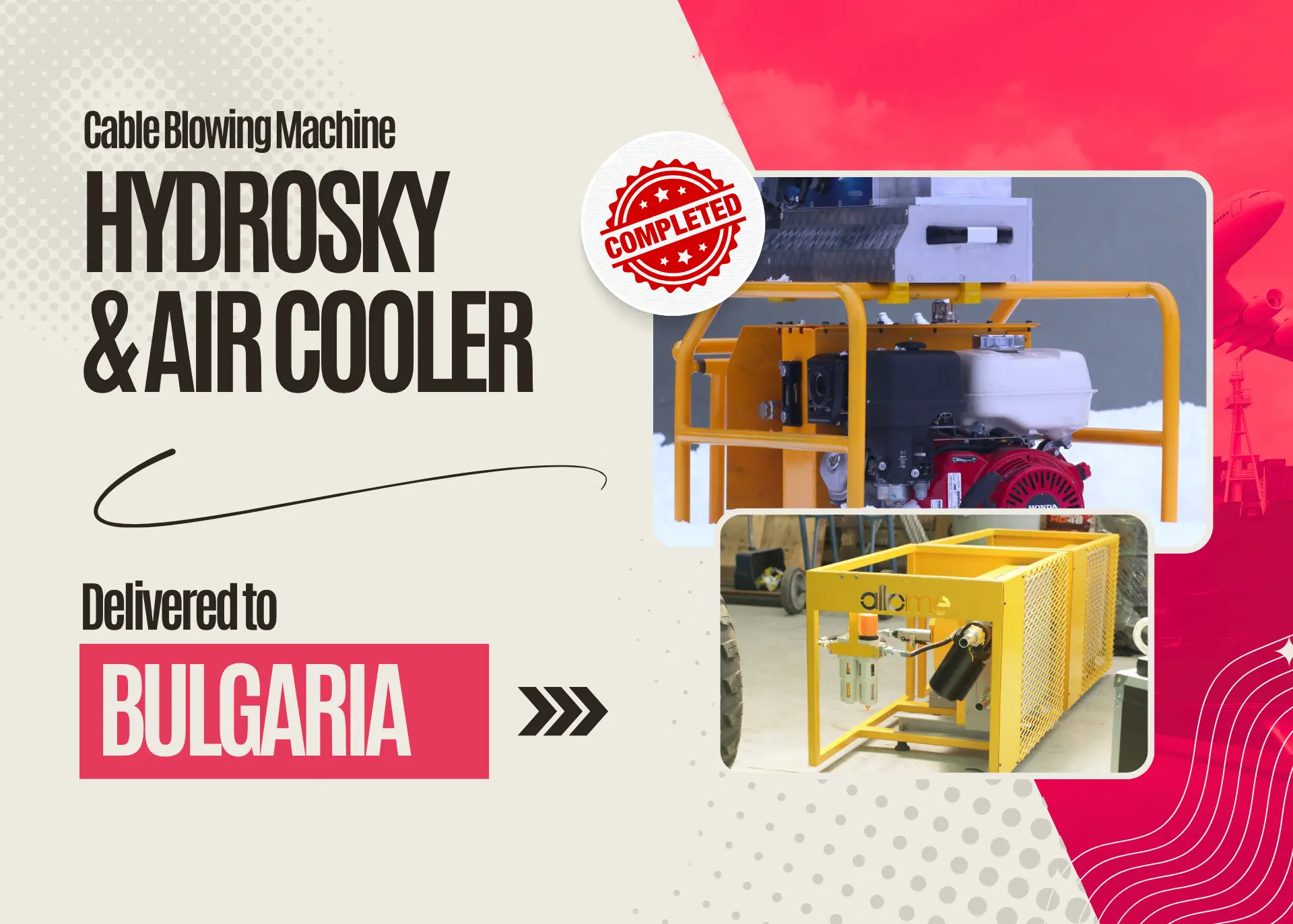 hydrosky and air cooler delivered to bulgaria