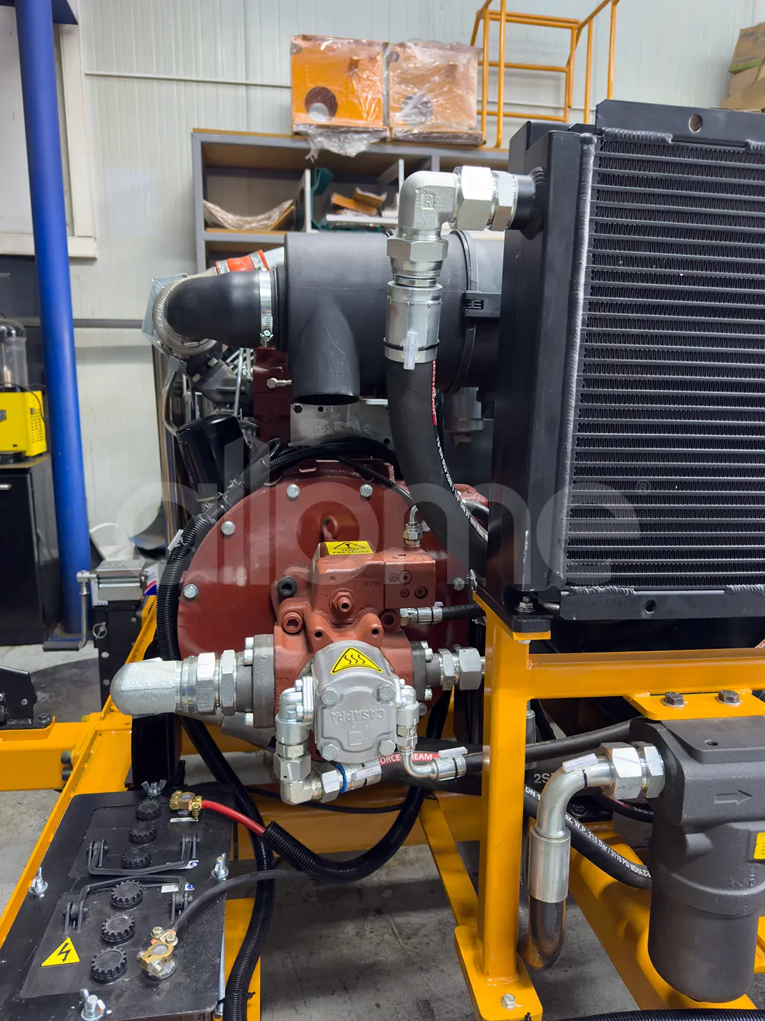 cable pulling machine 100 kn delivered to serbia