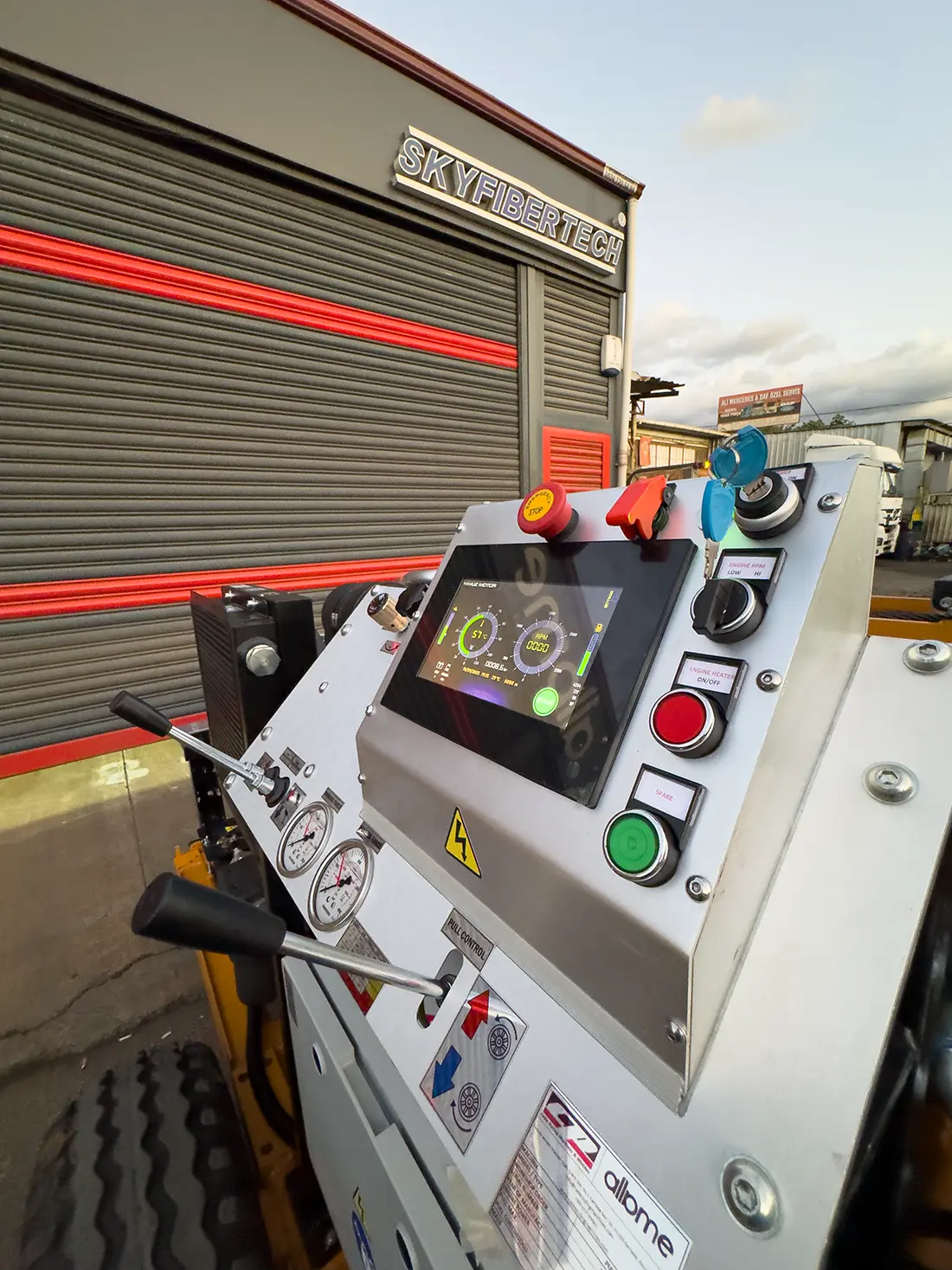 cable pulling machine 100 kn delivered to serbia