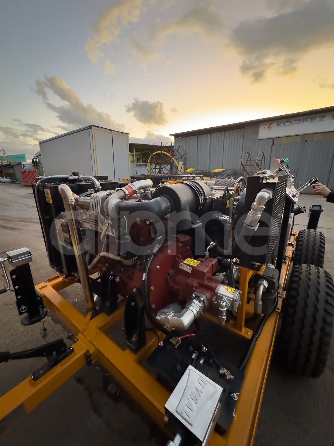 cable pulling machine 100 kn delivered to serbia